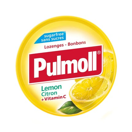 Pulmoll Lemon and Vitamin C Sugar Free Tablets 45g
