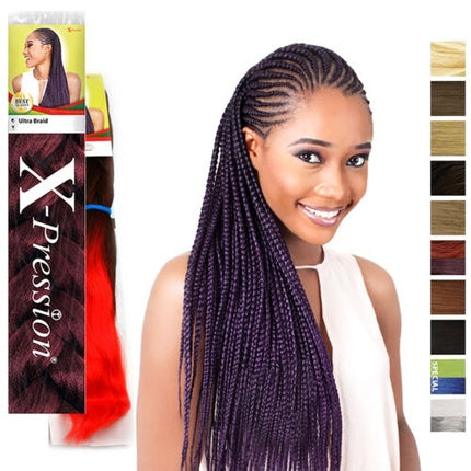 X-Pression Ultra Braid Hair Extension - Original Braids Rastas Cornrow Bulk
