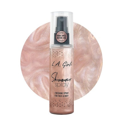 L.A. Girl Shimmer Spray Rose Gold 2.7 Fl Oz