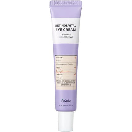 Esfolio Retinol Vitamin A Eye Cream for Deep Wrinkles and Fine Lines