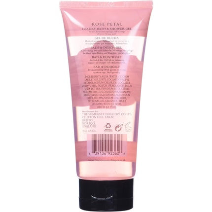 Aromas Artesanales De Antigua Bath and Shower Gel Light Floral Rose Petal 200ml