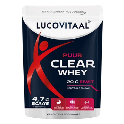 Lucovitaal Sport Clear Whey Powder Pure Highquality Protein Supplement