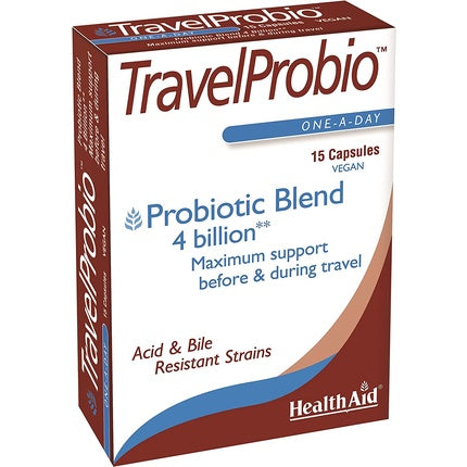 HealthAid Travel Probio 15 Vegicaps