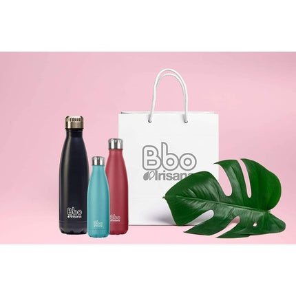 Irisana Bbo Thermos Bottle With Bag 350 Ml Turquoise