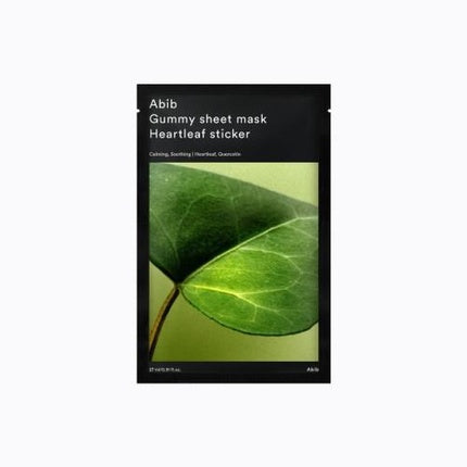 Abib Gummy Sheet Mask Heartleaf Sticker - 27ml