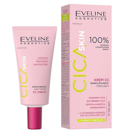 Eveline Cica Skin Cc Cream Moisturizing And Toning 30ml