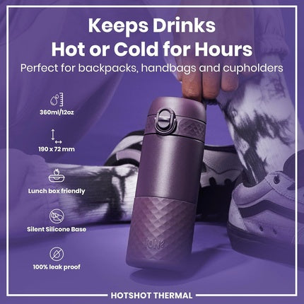 Ion8 Leak Proof Insulated Travel Mug with Triple Lock Secure