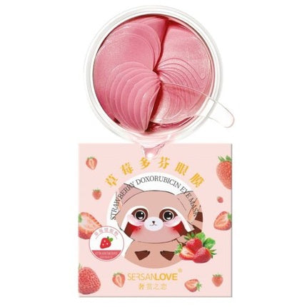 Hydrogel Eye Patches with Hyaluronic Acid and Natural Ingredients