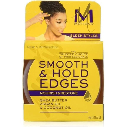 Motions Smooth & Hold Edges Gel with Shea Butter Argan Oil & Coconut 64g 2.25oz