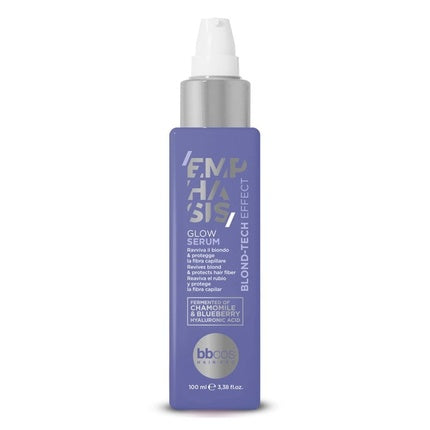 Bbcos Emphasis Blondtech Purple Blue Glow Serum 100ml Hair Treatment