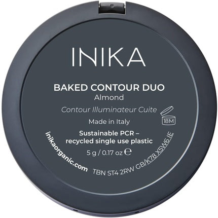 Inika Baked Mineral Contour Duo Almond