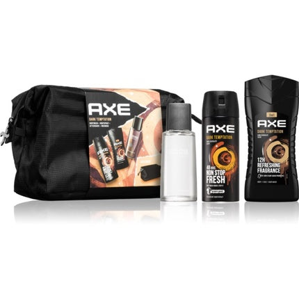 Axe Dark Temptation Body Wash 250ml, Deodorant 150ml, Aftershave 100ml