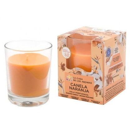 La Casa De Los Aromas Cinnamon-Orange Scented Candle 140g