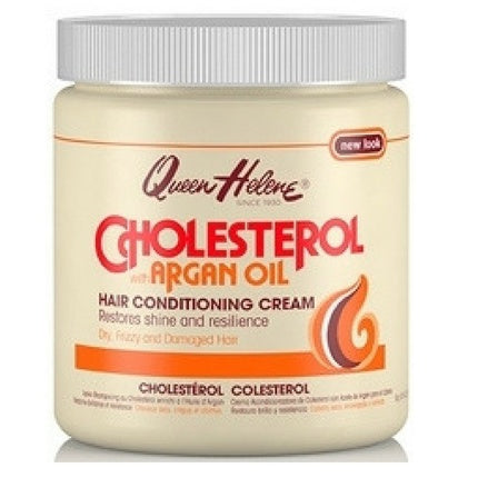 Queen Helene Cholesterol Hair Conditioning Creme with Argan Oil 15 Oz