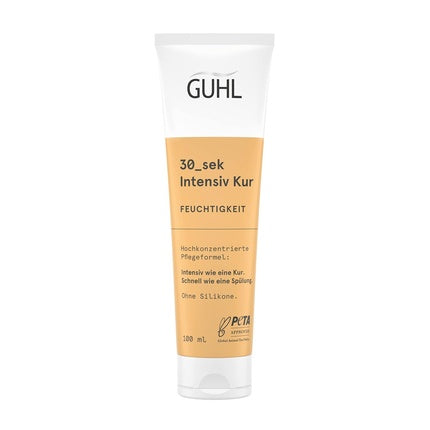Guhl 30 Second Intensive Moisture Treatment 100ml - High Concentrated Care Formula - Intensive like a Treatment - Fast like a Conditioner - Silicone Free