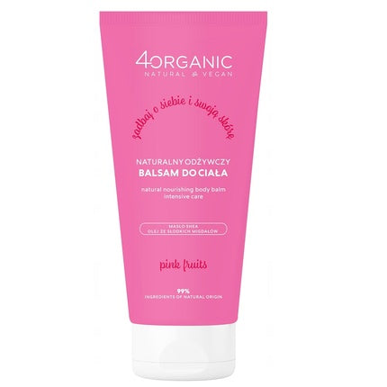 4organic Natural Nourishing Body Balm Pink Fruits 150ml