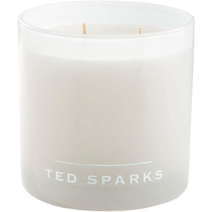 Ted Sparks Fresh Linen Scented Candle White Soy Wax 70 Hours