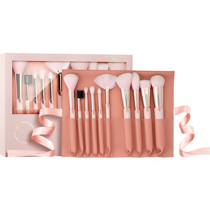 Revolution Pro X Influencer Overnight Full Beat Brush Set & Roll A Complete Brush Set For Flawless Makeup Application