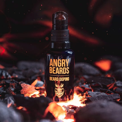 Angry Beards Beard Growth Serum for Men Natural Formula for More Beard Growth and Fuller Hair Accelerates Beard Growth Beard Care Product for a Stronger, Denser Beard 30ml