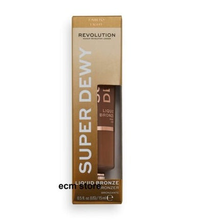 Revolution Bronzing Liquid Super Dewy Fair to Light 15ml