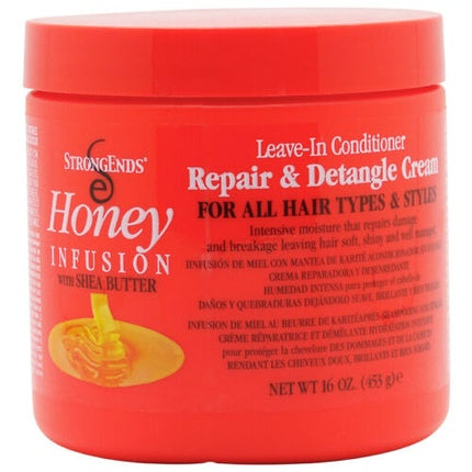 Strongends Honey Infusion with Shea Butter Leave-In Conditioner Repair & Detangle