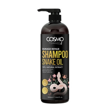 Cosmo Cosmetics Damage Repair Snake Oil Shampoo 100 Natural Extract 1000ml