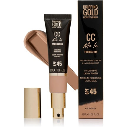 Make-Up CC Me in Honey CC Cream Face Coating Moisturizing Adjustable Coverage