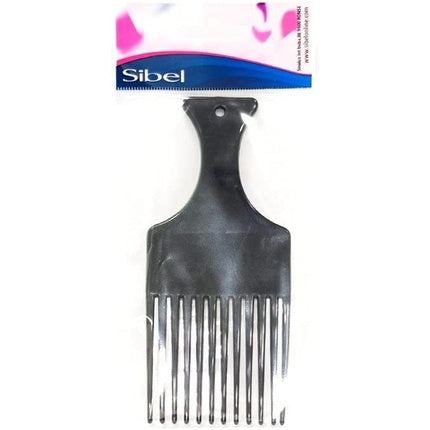 Sibel Traditional Afro Comb Black