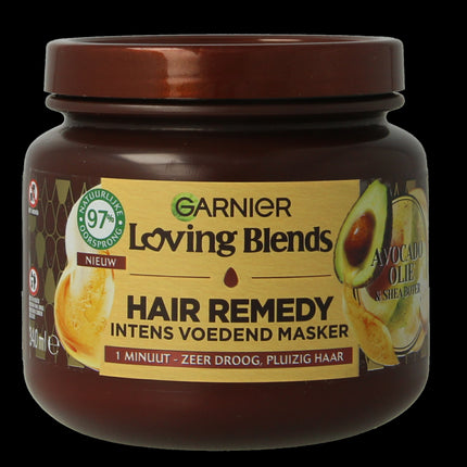 Garnier Loving Blends Avocado & Shea Butter Mask - 340 Milliliters