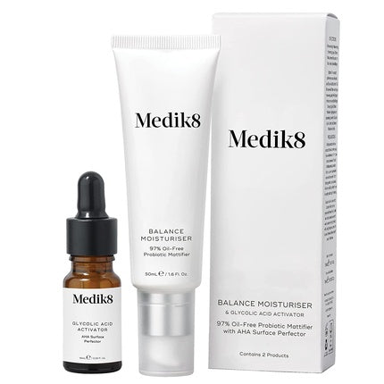 Medik8 Balance Moisturiser with Glycolic Acid Activator 50ml