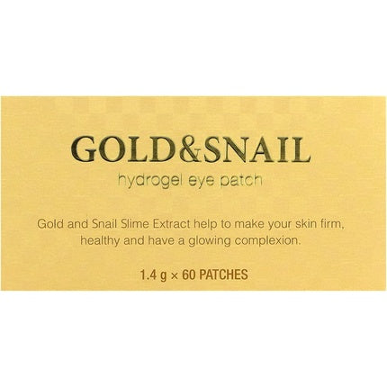 Petitfee Gold & Snail Hydrogel Eye Patch 60 Pcs 84g