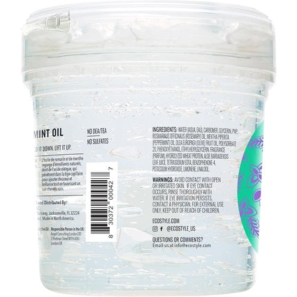 Eco Style Rosemary Mint Eco Styler Hair Gel Hydrate and Style Alcohol-Free 473ml