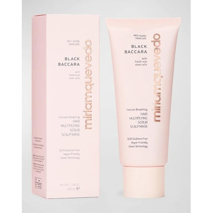 Black Baccara Cellular Breathing Hair Multiplying Scrub Scalp Masque 7.38 oz 200 mL