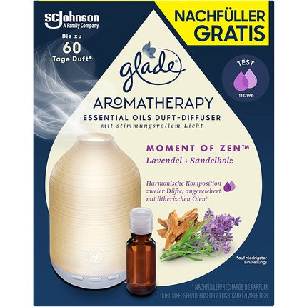Glade Aromatherapy Essential Oils Fragrance Diffuser Starter Set Refill, Moment Of