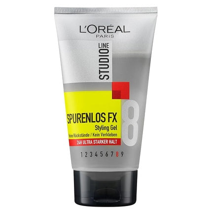 L'Oréal Paris Studio Line Hair Gel 24h Ultra Strong Hold No Residue FX Styling Gel 150ml