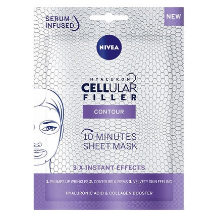 Nivea Hyaluron Cellular Filler Contour 10-Minute Sheet Mask