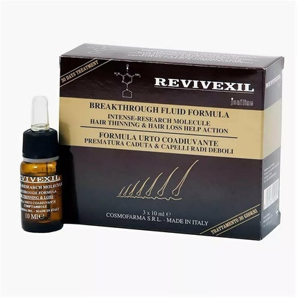 Revivexil Breakthrough Scalp and Hair Therapy Fluid Formula - Pack of 3