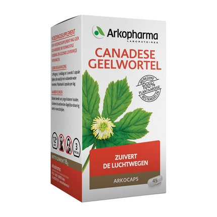Arkopharma Arkocaps Canadian Yellow Root Herbal Supplement