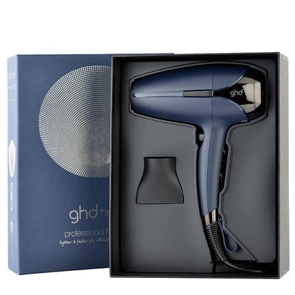 ghd Helios Hair Dryer Professional Hair Dryer with Brushless Motor and Ion Technology Dark Blue