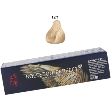 Wella Koleston Perfect MEPlus Special Blonde Permanent Hair Colour 12/1 Special Blonde/Ash 60ml
