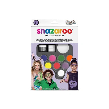 Snazaroo Face Paint Kit Party Pack 20 Parts