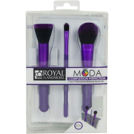 Royal & Langnickel MODA Complexion Perfection Makeup Brush Flip Kit Purple