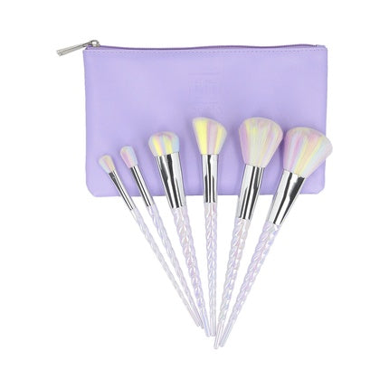 ilu Basic Set 6 Makeup Brushes with Unicorn Bag