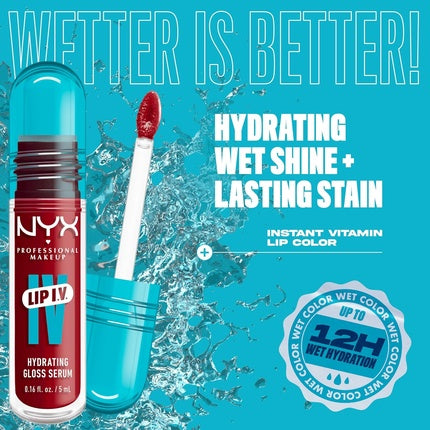 Nyx Professional Makeup Lip IV Hydrating Gloss Stain - Up to 12hr