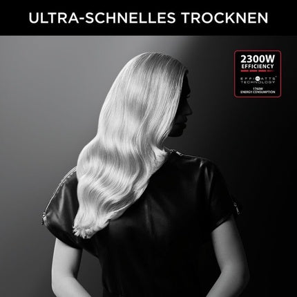 Rowenta X Karl Lagerfeld CV581L Studio Dry Hairdryer Energy Saving