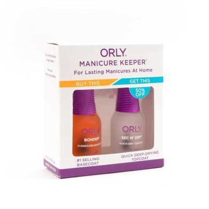 ORLY Manicure Keeper Duo Kit 11ml Bonder and 11ml Sec N Dry