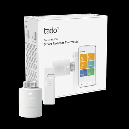 Tado Smart Radiator Thermostat Starter Kit V3 Including 1 Smart Radiator Thermostat