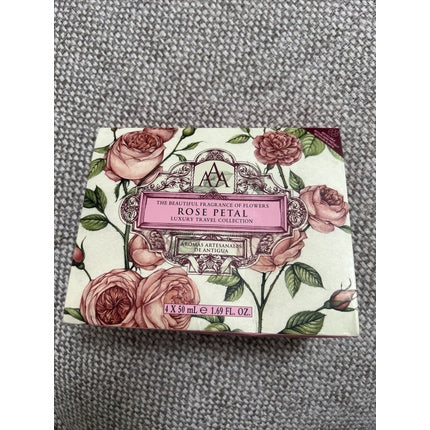 Aromas Artesanales De Antigua Rose Petal Luxury Travel Toiletries Collection