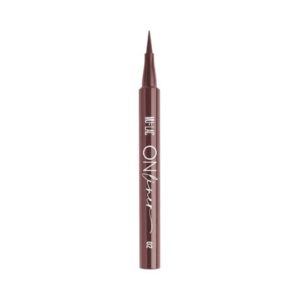 Mulac Cosmetics 02 Dark Choco On Liner Eyeliner Brown Intense Matte Finish Vegan