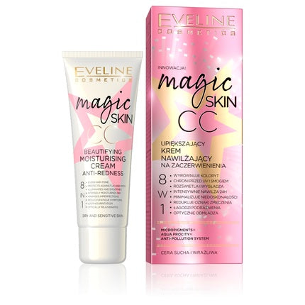 Eveline Magic Skin Cc Cream Moisturizing For Redness 8 In 1 50ml